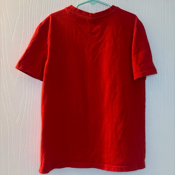 Puma logo red short sleeve shirt‎ boys 10/12 - Picture 6 of 8